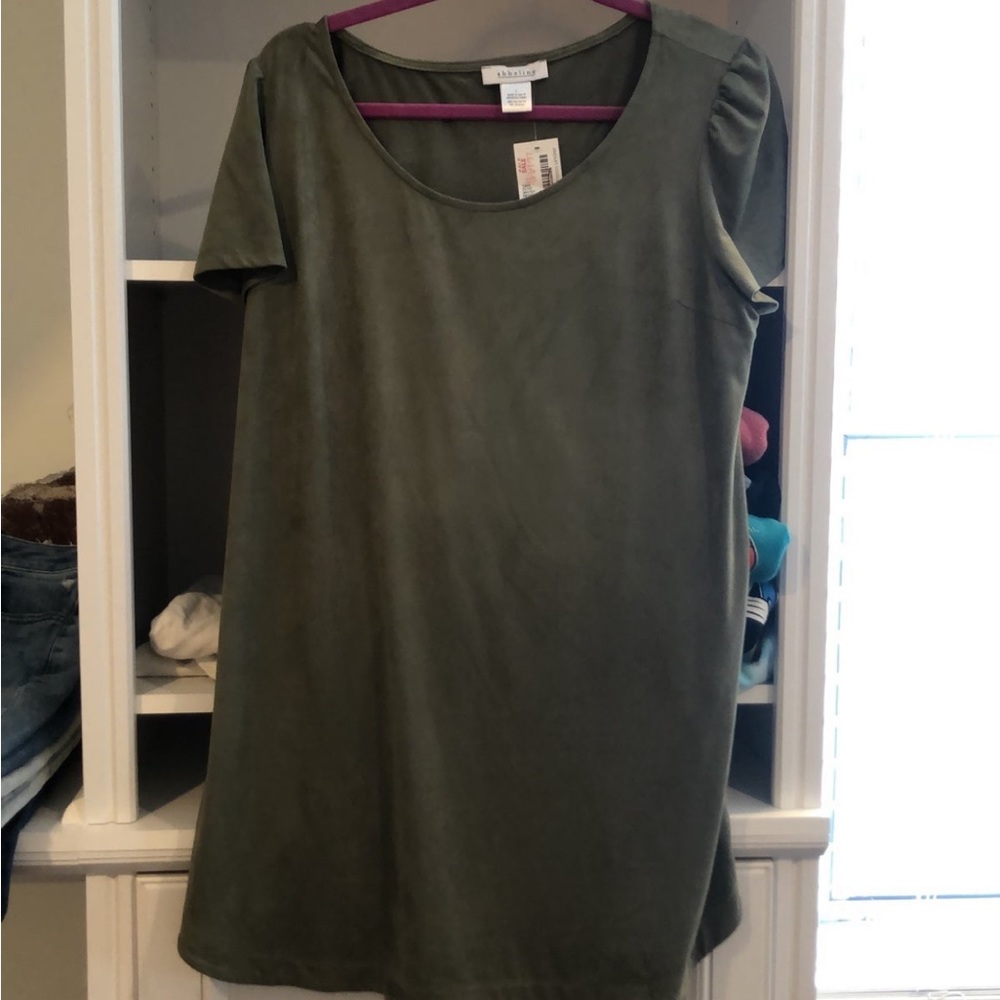 NWT Abbeline Suede Dress